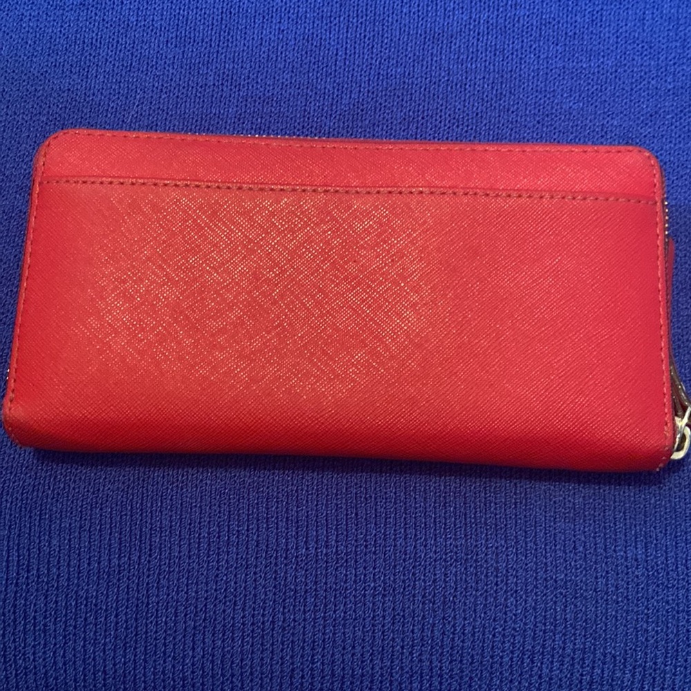 Red Kate Spade Used Wallet; some where but still good condition. Lots of pics - Picture 6 of 15